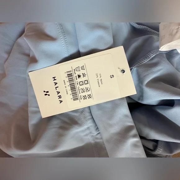 NWT- HALARA - Light Blue Tie-Waist Skort - size S - Picture 11 of 11